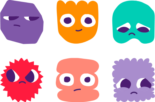 One Stop Talk emotion characters